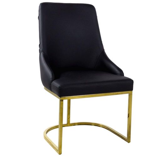 Silla de Comedor Aem 1 Negro Kessa Muebles