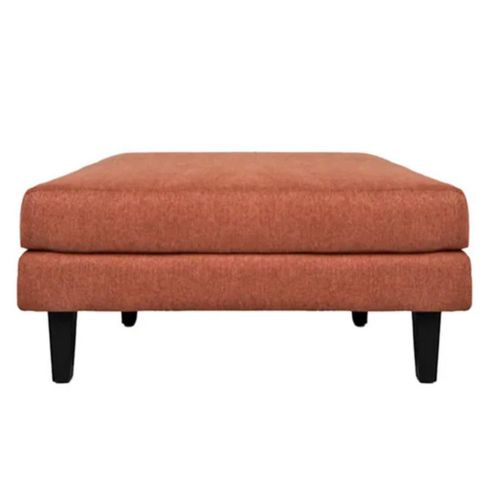 Taburete Café para Sala Acolchado en Hule Espuma. Estructura de Madera de Pino Maciza