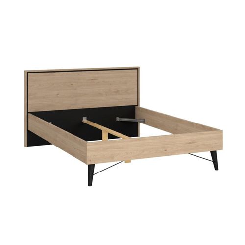 Cama Queen Size Laky Roble Kessa Muebles