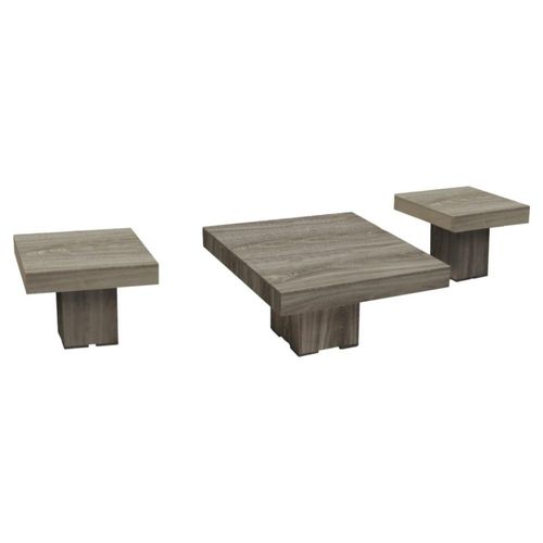 Juego de Mesas Argelia Gris Kessa Muebles
