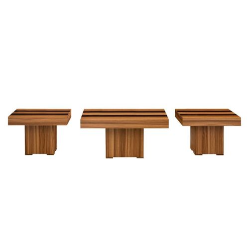 Juego de Mesas Suiza Parota Kessa Muebles