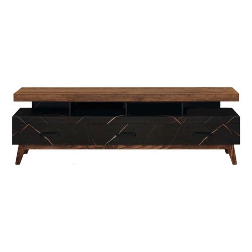 Mesa de TV Estilo Negro Kessa Muebles