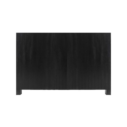 Cabecera Matrimonial Individual Japandi Negro Kessa Muebles