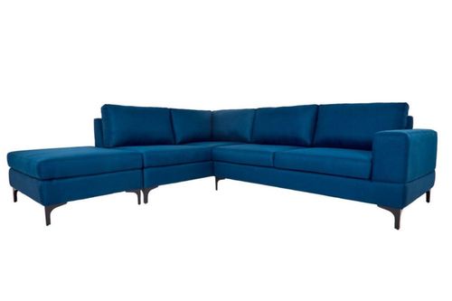 Sala Modular Kama 2 Azul Kessa Muebles