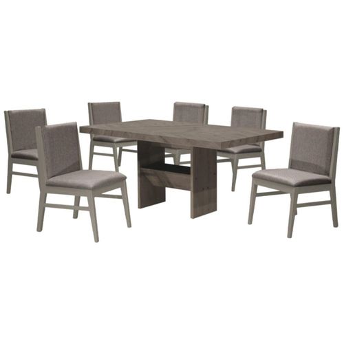 Comedor 6 Sillas Florencia Gris Kessa Muebles