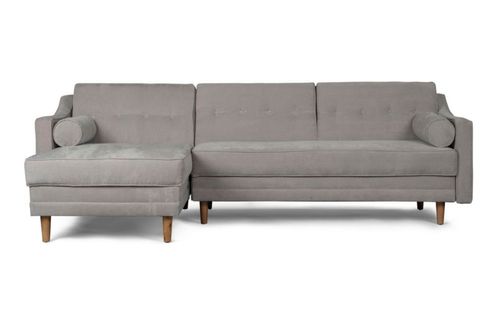 Sala Modular Makora Beehive Memory Foam Reversible De Terciopelo Gris Claro Modelo Mondlak