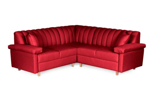 Sala Esquinera Makora De Lino Rojo Modelo Miller