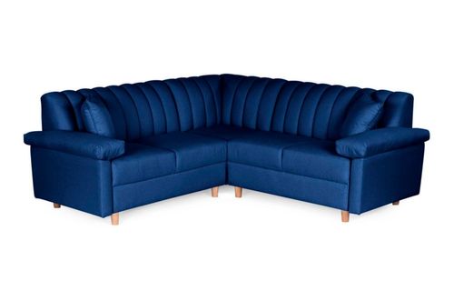 Sala Esquinera Makora De Lino Azul Modelo Miller