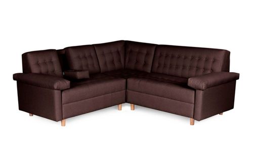 Sala Esquinera Makora De Lino Chocolate Modelo Pepper