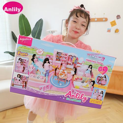 Muñeca de juguete con accesorios para niña