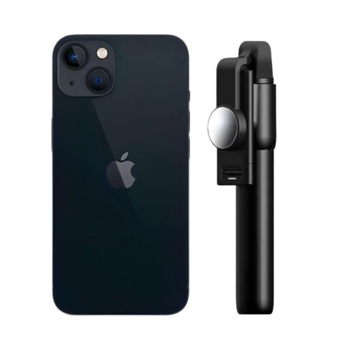 iPhone 13 128GB Negro Reacondicionado más Baston Bluetooth