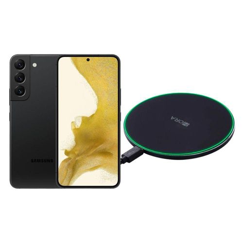 Galaxy S22 12GB Negro Reacondicionado más Cargador Genérico