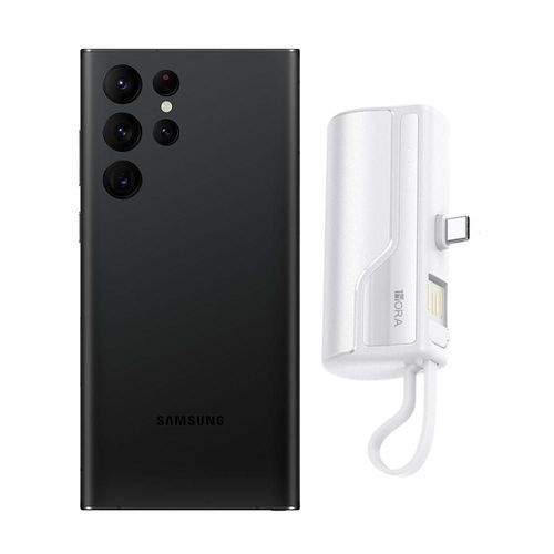 Galaxy S22 Ultra 128GB Negro Reacondicionado más Mini Power Bank