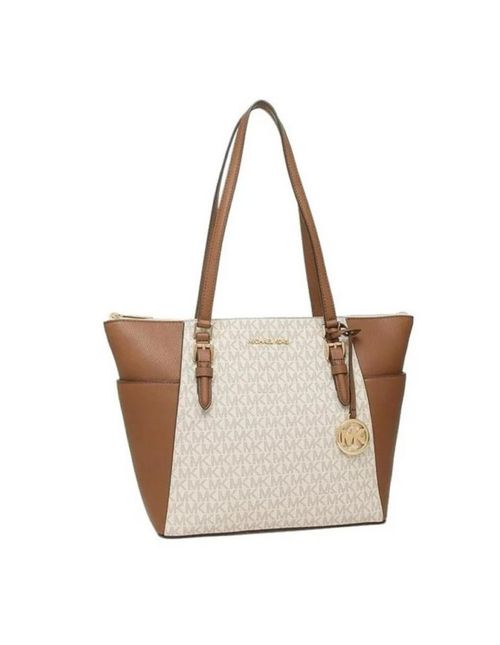 Bolsa Michael Kors Large Charlotte 35T0GCFT3B Beige