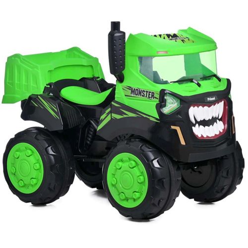 Camión Montable Eléctrico Prinsel Monster Ghost 12v Verde