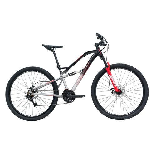 Bicicleta Veloci Naukas Pro Fd D/Susp Rodado 29 Plata