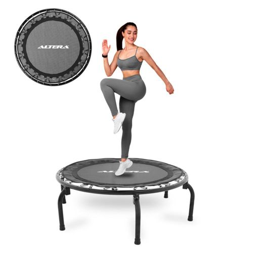Trampolín Fitness Con Resortes Resistentes Para Rutina de Ejercicio Profesional