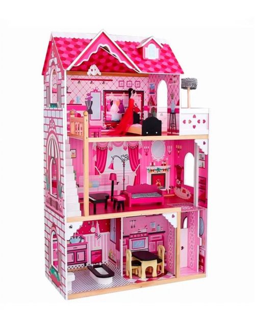 Casa de muñecas de madera