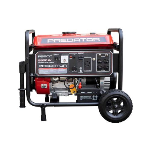 Generador Portátil Predator 5500w 110v/220v 60hz C/Motor 10 Hp - P5500