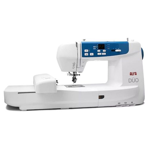 Máquina De Coser Y Bordadora 2 en 1 Electrónica Doméstica Alfa Dúo