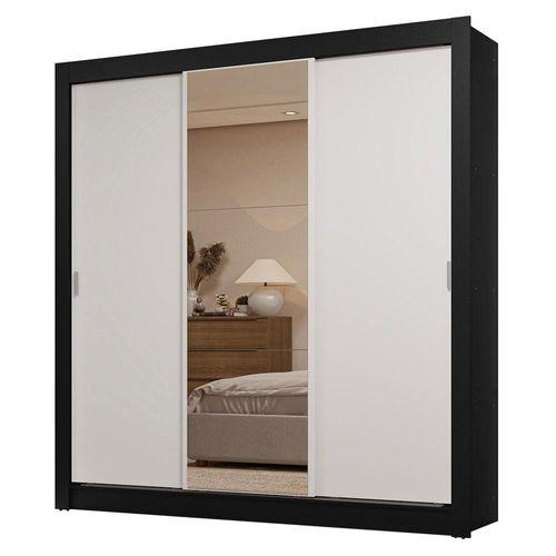 Ropero Closet Madesa 3 Puertas 1 Espejo NB 01