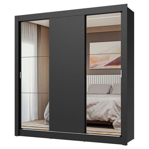 Ropero Closet Madesa 3 Puertas 2 Espejos NN