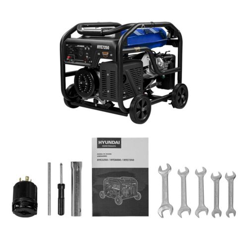 Generador Profesional HYUNDAI 7250w C/Motor 15 Hp 110v/220v - HYE7250