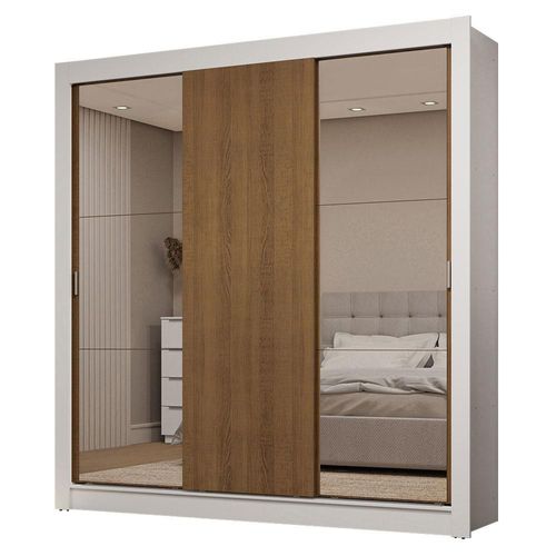 Ropero Closet Madesa 3 Puertas 2 Espejos BM 10
