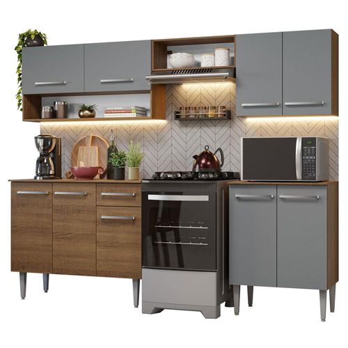 Cocina Integral Completa Modular Madesa Emilly 229cm MG 15