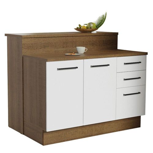 Isla de Cocina con Encimera y Mostrador Madesa Agata 120 MB