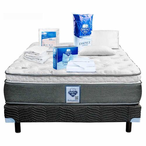 Colchón Spring Air Sleeper QS + Box + Blancos