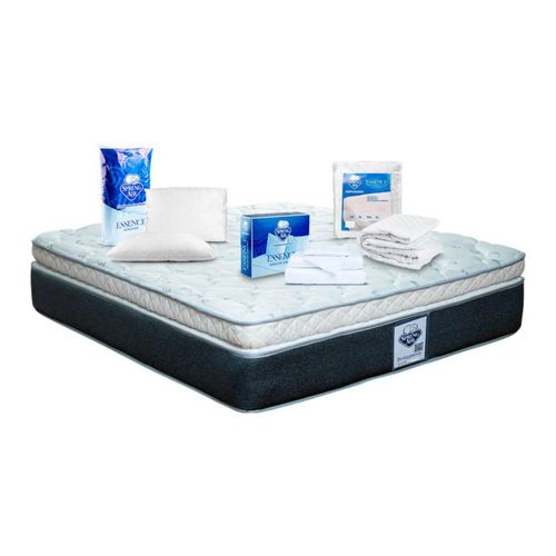 Colchón Matrimonial Spring Air Gibson + Blancos