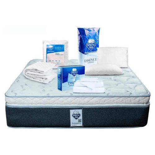 Colchón King Size Spring Air Gibson + Blancos