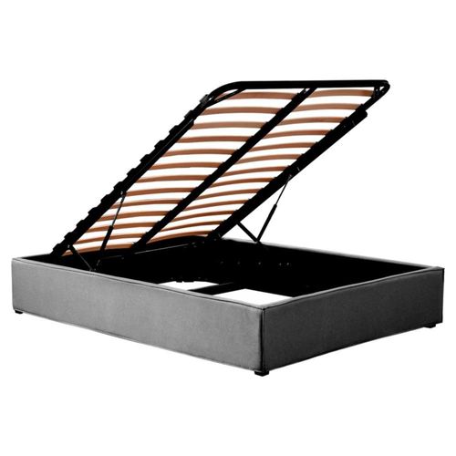 Base con Almacenaje, Box Matrimonial Roomi Gris