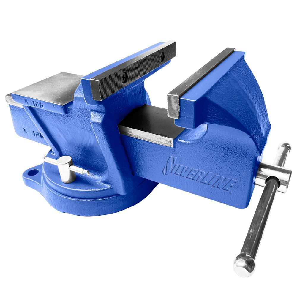 Tornillo de Banco de 8 Pulgadas Silverline Color Azul