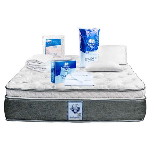Colchón Queen Size Spring Air Sleeper + Blancos