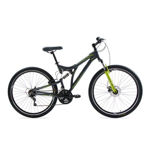 Bicicleta BENOTTO Montaña DS-500 R29 21V. Hombre DS Frenos Delantero Disco Mecanico/Trasero 'V' Aluminio Gris Oscuro/Verde Talla:UN