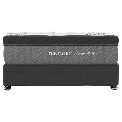 Colchon Queen Size Restonic Ortopedico Mega Confort Relajante + Box