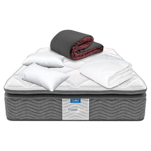 Colchón Restonic Ortopédico Random matrimonial + 2 almo + Prote + edre