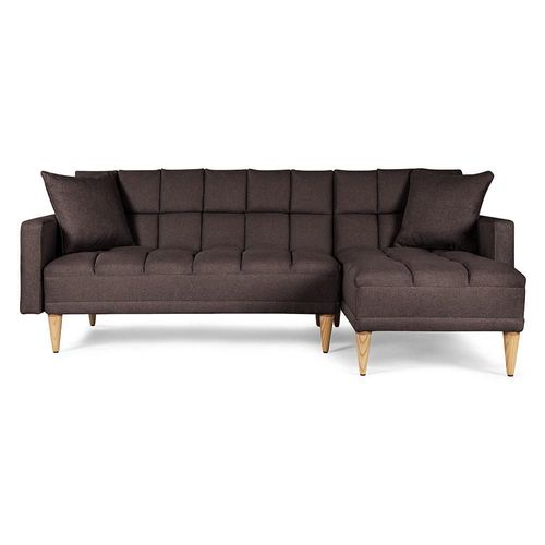 Sala Modular Reversible De Lino Chocolate Modelo Alpak