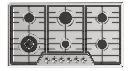 PARRILLA DE 6 QUEMADORES CON SISTEMA DE SEGURIDAD TERMOPAR