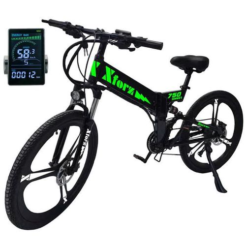 Bici electrica pantalla color MXMLB-034 Xforz Mount750LiteBlack