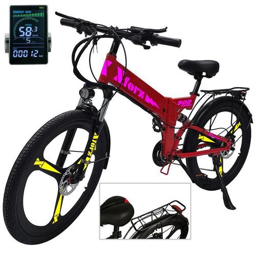 Bici eléctrica frenos magnesio MXMUJ-018 Xforz Mount500TourRed