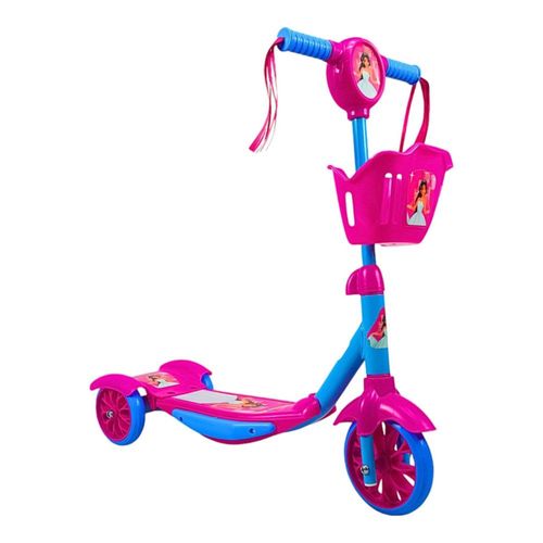 Scooter para Niños Patin del Diablo Luces y Sonidos,Ajustable Rosa