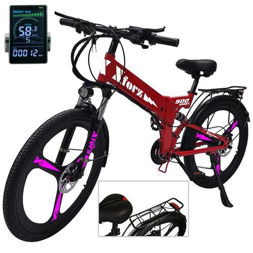 Bici electrica pantalla color MXMUJ-033 Xforz Mount500TourRed