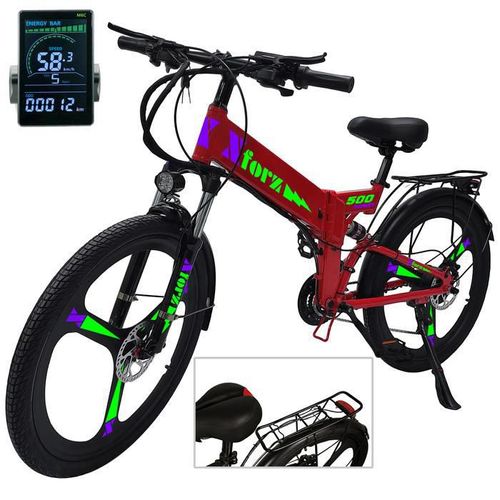 Bici electrica pantalla color MXMUJ-062 Xforz Mount500TourRed