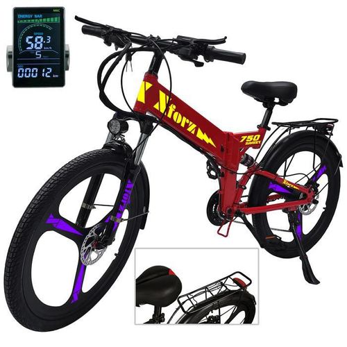 Bicicleta eléctrica modo asistido MXMOJ-048 Xforz Mount750TourRed