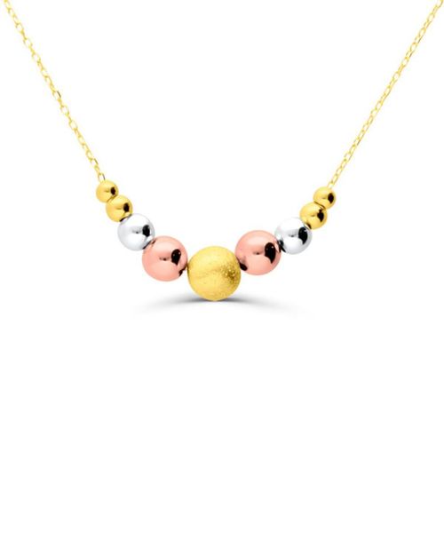 GARGANTILLA DE ORO FLORENTINO 14K 45 CM (INCLUYENDO EXT)