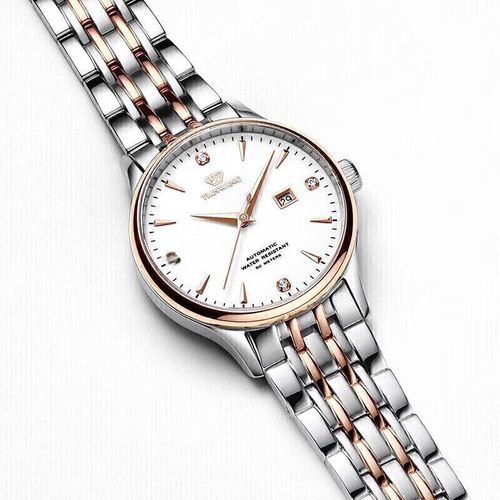 Reloj TIAN WANG Kunlun mecánico acero inoxidable oro rosa