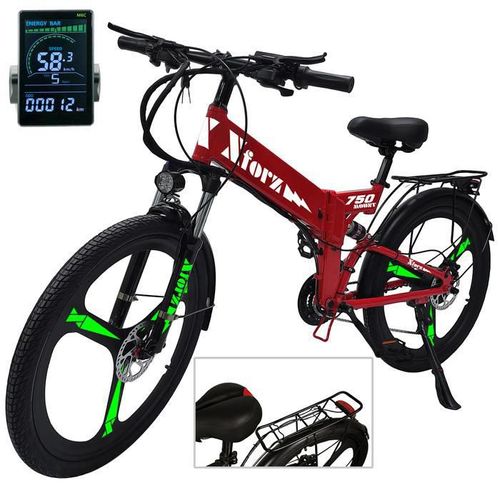 Bicicleta con luz led MXMOJ-034 Xforz Mount750TourRed